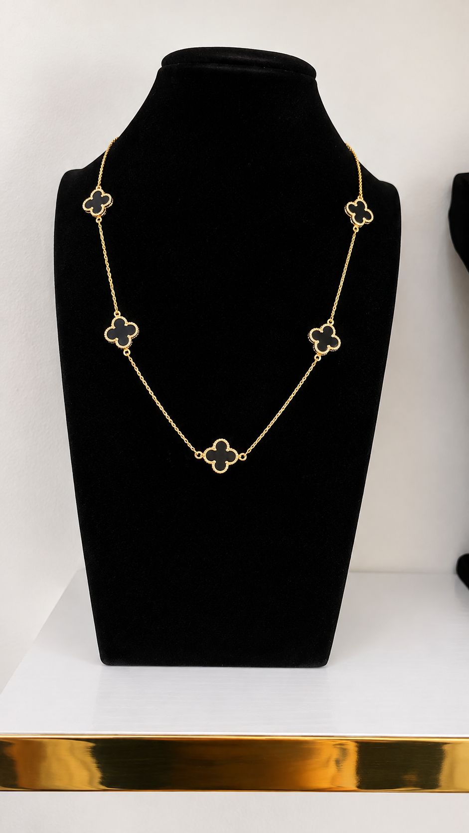 10K Solid Italian Reversible Clover Chain