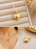 10K Italian Gold Heart Charm