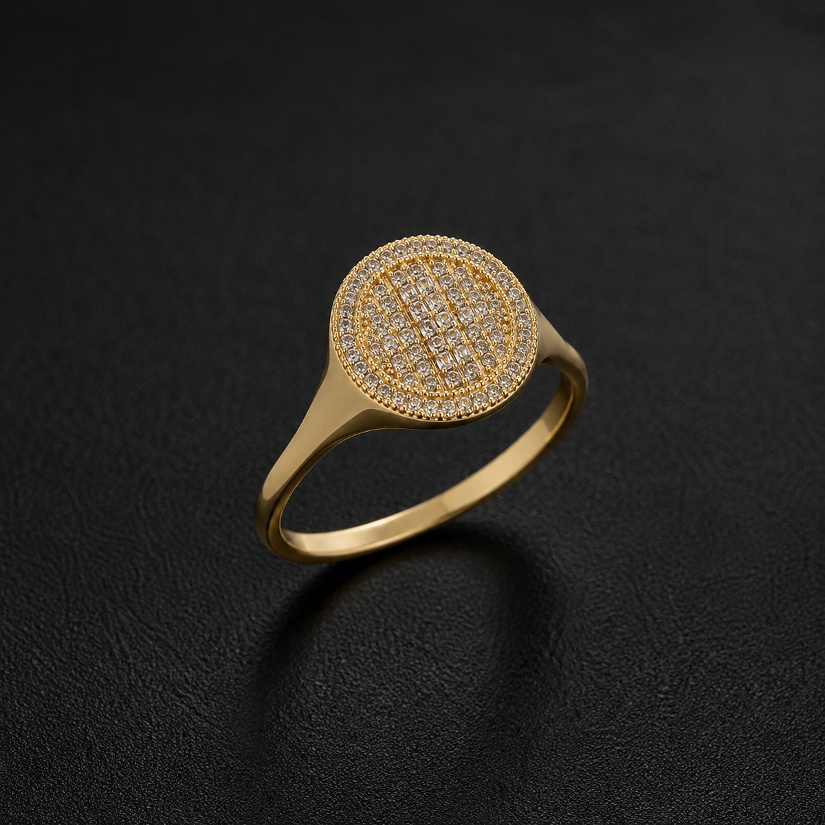 10K Italian Gold Men’s Ring – Elegant Design