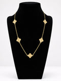 10K Solid Italian Reversible Clover Chain
